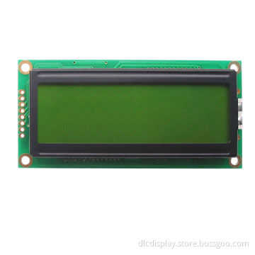 Yellow/Green SNT LCD Display Module, Transflective/Positive Mode